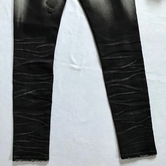 Industrial Indigo NWT Black Wash Skinny Jeans Men 32/32 - Picture 10 of 11